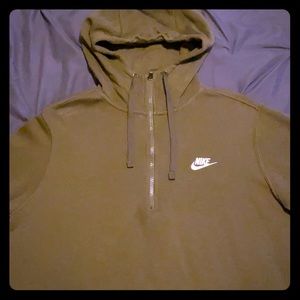 Nike Men’s Hoodie Olive Green Size M